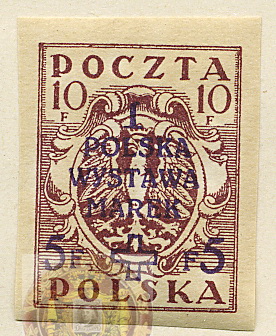 Poland-Regular Surcharged Stamps-1919-Scott-B2-wm.jpg