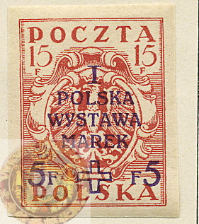 Poland-Regular Surcharged Stamps-1919-Scott-B3-wm.jpg