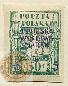 Poland-Regular Surcharged Stamps-1919-Scott-B4-wm.jpg