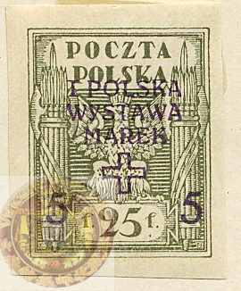 Poland-Regular Surcharged Stamps-1919-Scott-B5-wm.jpg