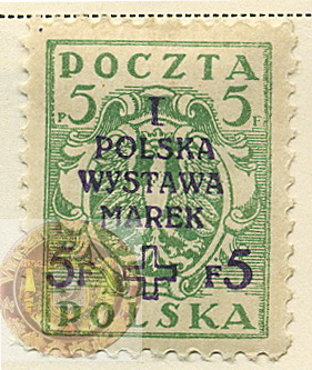 Poland-Regular Surcharged Stamps-1919-Scott-B6-wm.jpg