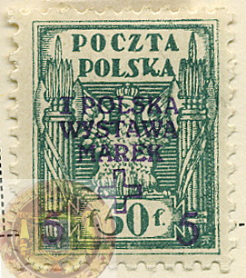 Poland-Regular Surcharged Stamps-1919-Scott-B10-wm.jpg