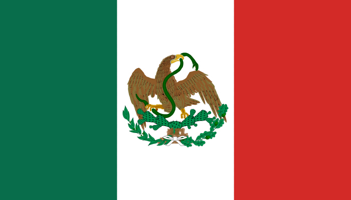 墨西哥 历史国旗 1823-1864, 1867-1893.jpg