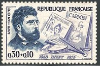 法国 邮票 乔治·比才