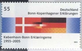 AB2005《波恩哥本哈根宣言》发表50年，德国和丹麦两国旗1全.jpg