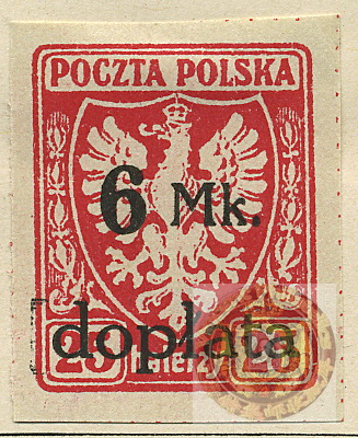 Poland-Regular Surcharged Stamps-1921-Scott-J36wm.jpg