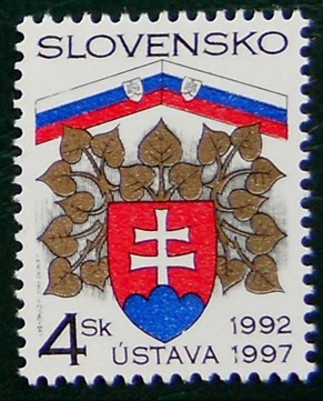 A1997斯洛伐克  国旗国徽.jpg
