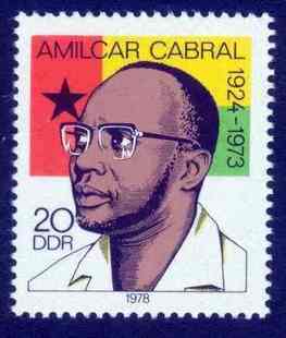 AB1978：Amilcar Cabral，几内亚比绍自由运动领袖,国旗.jpg