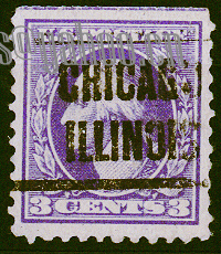 US Pre Cancel Stamps -  LIGHT & DEEP VIOLET 3C-REG--Bb-AWN.jpg