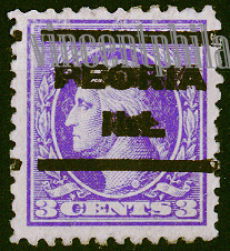 US Pre Cancel Stamps -  LIGHT & DEEP VIOLET 3C-REG--Ha-AWN.jpg