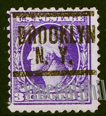 US Pre Cancel Stamps -  LIGHT & DEEP VIOLET 3C-REG--Fc-AWN.jpg