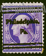 US Pre Cancel Stamps -  LIGHT & DEEP VIOLET 3C-REG--Bd-AWN.jpg