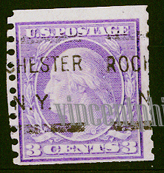 US Pre Cancel Stamps -  LIGHT & DEEP VIOLET 3C-REG--Ka-AWN.jpg