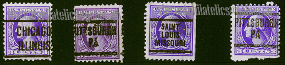 US Pre Cancel Stamps -  LIGHT & DEEP VIOLET 3C-REG--I-AWN.jpg