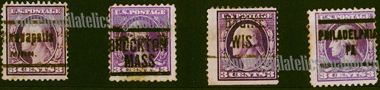 US Pre Cancel Stamps -  LIGHT & DEEP VIOLET 3C-REG--E-AWN.jpg