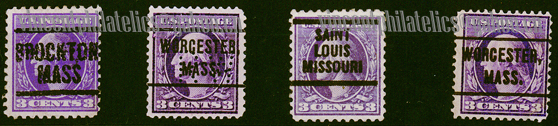 US Pre Cancel Stamps -  LIGHT & DEEP VIOLET 3C-REG--G-AWN.jpg