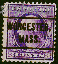 US Pre Cancel Stamps -  LIGHT & DEEP VIOLET 3C-REG--Gd-AWN.jpg