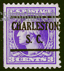 US Pre Cancel Stamps -  LIGHT & DEEP VIOLET 3C-REG--Cd-AWN.jpg