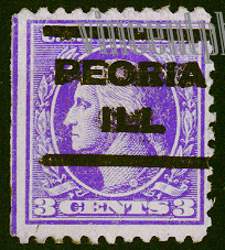 US Pre Cancel Stamps -  LIGHT & DEEP VIOLET 3C-REG--Hc-AWN.jpg