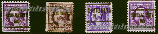 US Pre Cancel Stamps -  LIGHT & DEEP VIOLET 3C-REG--F-AWN.jpg