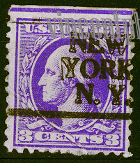 US Pre Cancel Stamps -  LIGHT & DEEP VIOLET 3C-REG--Jc-AWN.jpg