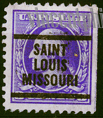 US Pre Cancel Stamps -  LIGHT & DEEP VIOLET 3C-REG--Ic-AWN.jpg