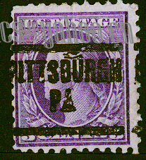 US Pre Cancel Stamps -  LIGHT & DEEP VIOLET 3C-REG--Ib-AWN.jpg