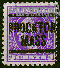 US Pre Cancel Stamps -  LIGHT & DEEP VIOLET 3C-REG--Ga-AWN.jpg