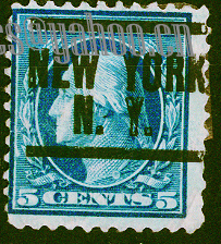 US Pre Cancel Stamps - BLUE 5C-REG-Fd-AWN.jpg