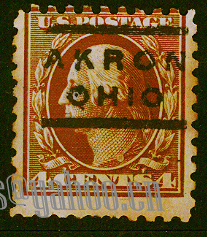 US Pre Cancel Stamps - OR BROWN 4C-REG-Fb-AWN.jpg