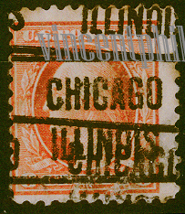 US Pre Cancel Stamps - RED ORANGE  6C-REG--Dc-AWN.jpg