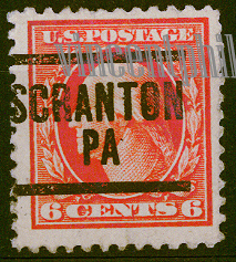 US Pre Cancel Stamps - RED ORANGE  6C-REG--Ea-AWN.jpg