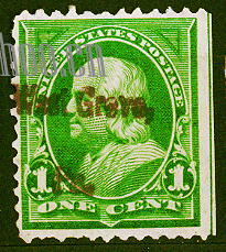 US Pre Cancel- Benjamin GREEN 1C -REG-Be-AWN.jpg