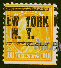 US Pre Cancel Stamps - YELLOW  10C-REG--Aa-AWN.jpg