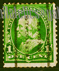 US Pre Cancel- Benjamin GREEN 1C -REG-Db-AWN.jpg