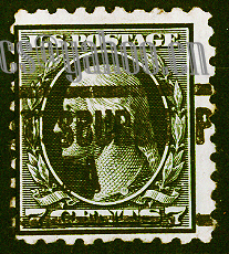 US Pre Cancel Stamps - BLACK  7C-REG--Db-AWN.jpg