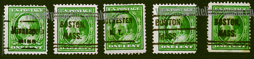 US Pre Cancel- Benjamin SC 331 --GREEN 1C -REG--B-AWN.jpg