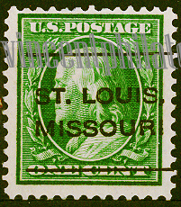 US Pre Cancel- Benjamin SC 331 --GREEN 1C -REG--D-AWN.jpg