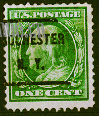 US Pre Cancel- Benjamin SC 331 --GREEN 1C -REG--Bc-AWN.jpg