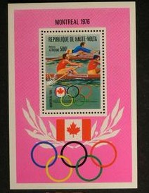 AB上沃尔特1976年夏季奥运会小型张(划艇;加拿大国旗,五连环).jpg