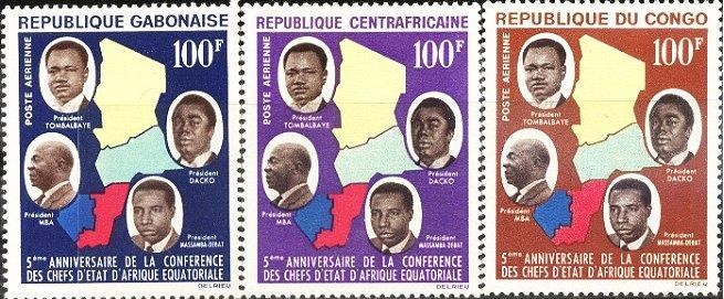 C1970乍得中非刚果1970三国总统和地图.jpg