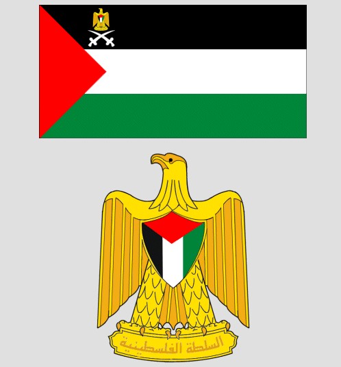 巴勒斯坦总统旗，总统徽.jpg