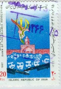 B1987伊朗地图邮票信销.jpg