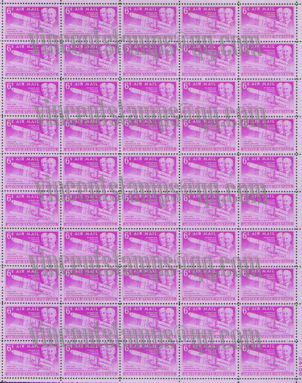 U S Sheet Stamp-4 #C45  Wright Brothers-AW-2ok.jpg