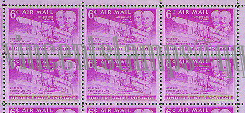 U S Sheet Stamp-4 #C45  Wright Brothers-AWa-2ok.jpg