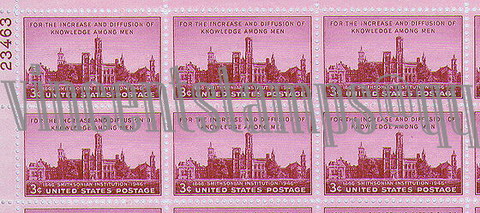 U S Sheet Stamp-6 #943 Smithsonian Institute-AWa-2ok.jpg