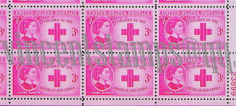 U S Sheet Stamp-9 #967  Clara Barton-Founder American Red Cross-AWa-2ok.jpg