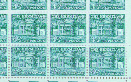 U S Sheet Stamp-15 #1037 The Liberty Issue-Hermitage-AWb-2ok_resize.jpg