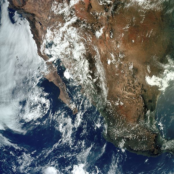 Mexico and the Southwest United States seen on the return journey.jpg