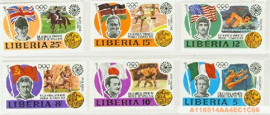 A1973年奥运会国旗和运动员6全新.jpg